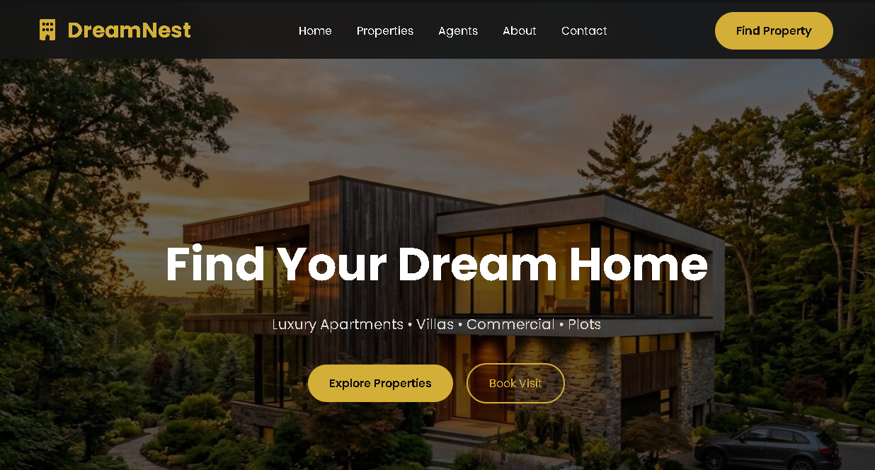 Real Estate Agents Website