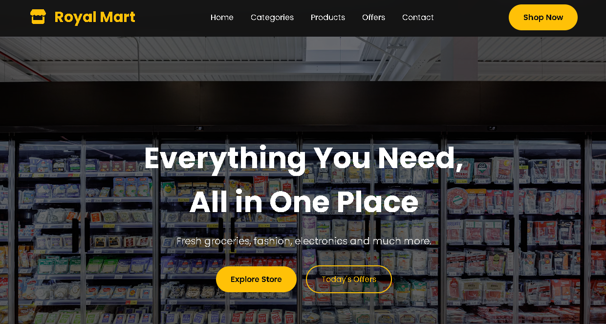 Local Shops Website